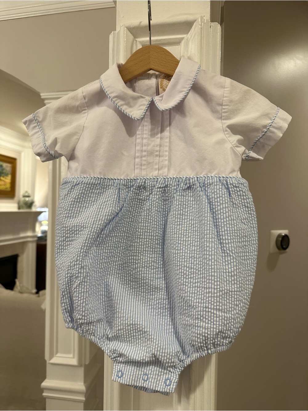 The Beaufort Bonnet Company Seersucker Bubble 2T